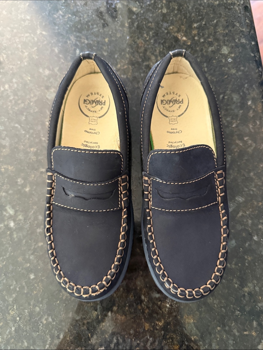 Primigi Blue Leather Loafers